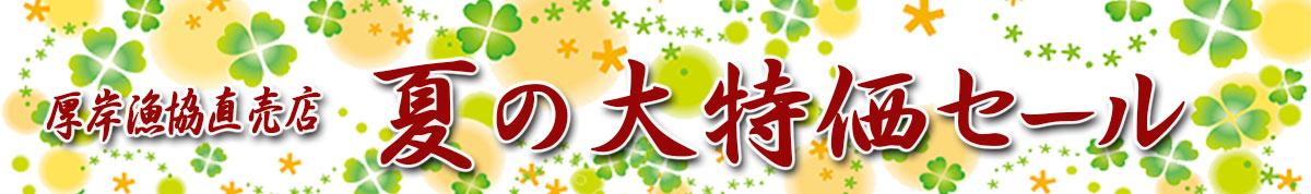 <<夏の大特価セール>>